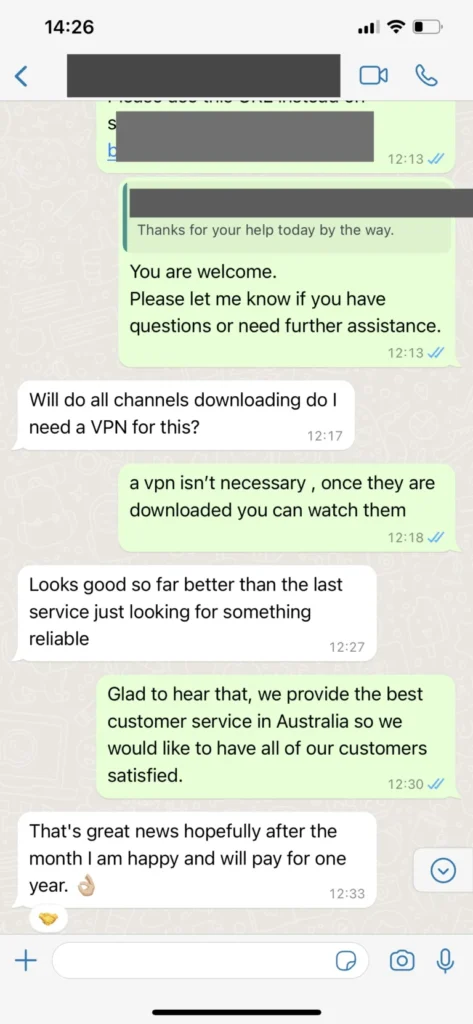press iptv instant subscription setup proof screenshot 3